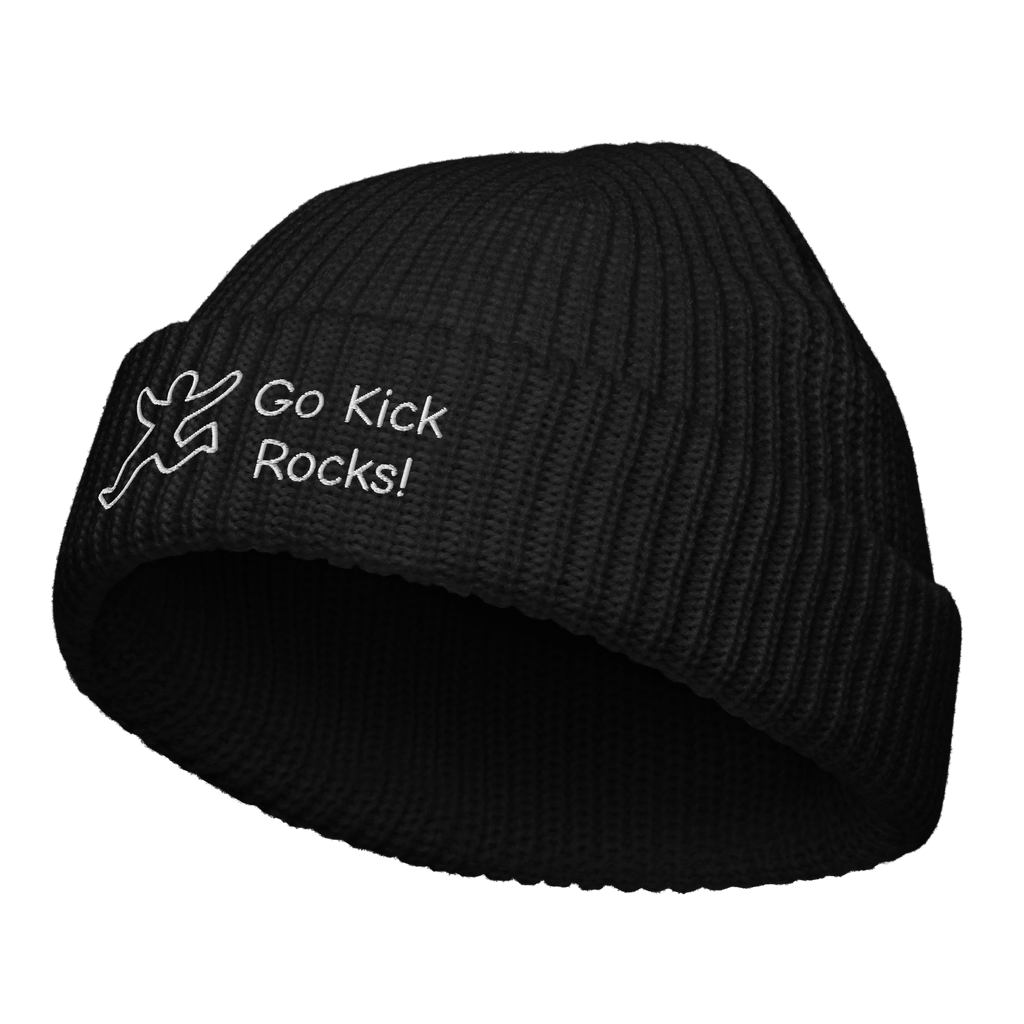 Go kick rocks! Beanie